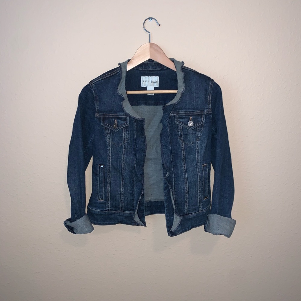 White House Black Market       Denim jean jacket